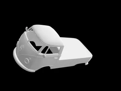 Volkswagen T1 Pickup 3D print model