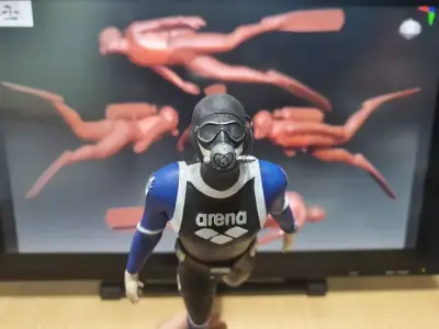 skin scuba 3D print model