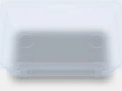 GLIS Box with lid Low-poly 3D model