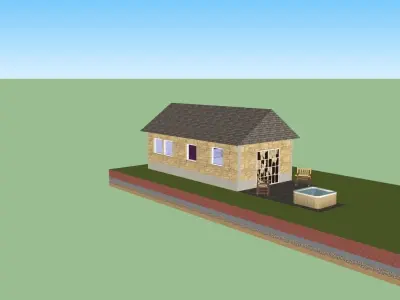 simple bothy structure  3D model