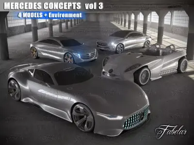 Mercedes Concepts vol 3 3D model