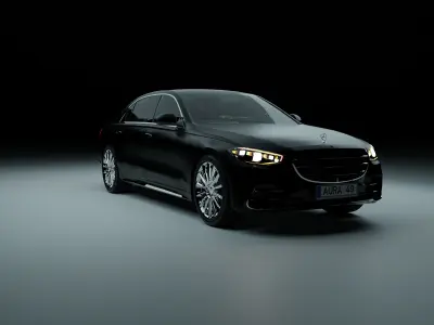 Mercedes S500 Maybach 3D model