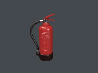 Fire Extinguisher  Low-poly 3D model