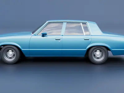 Chevrolet Malibu Malibu 4 Door 1981  3D print model