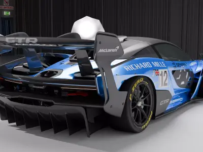 McLaren Senna GTR 2020 Low-poly 3D model