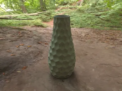 Loft Concrete Vase 3D model