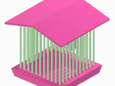 Stylish Parrot Cage 3D print model