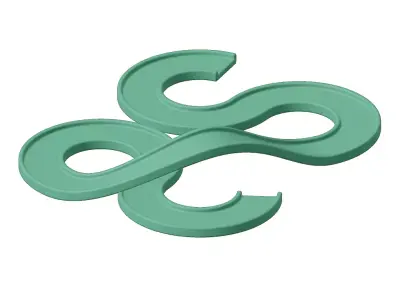 Plastic Exquisite Vehicle Track Toy 3D model