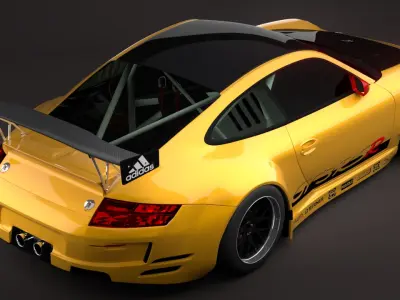 Porsche GT3 RSR 3D model
