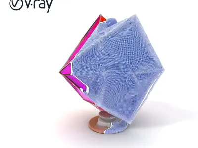 Abstract Geometric Sculpture Model Pack Low-poly 3D model