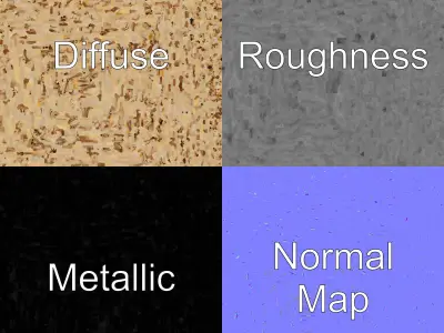 Art Nouveau Botanical Wall Panel model pack Low-poly 3D model