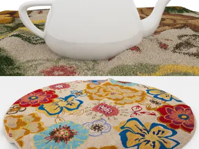 Rugs No 750 Low-poly 3D model
