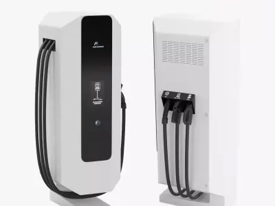 Power Electronics NB50 EV Charging Station 3D model