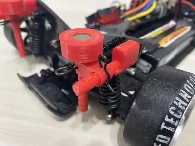 Body Mount 1 10 Magnetic for RC Drift Cars 3D print model
