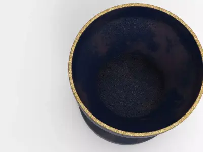 Mun Vase Low-poly 3D model