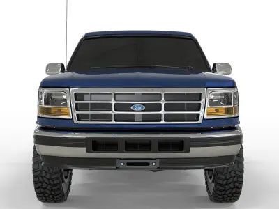 Generic Bronco 1992 suv Basic Models  3D model