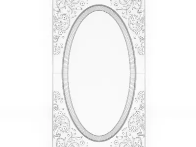 Decorative Mirror 3D model