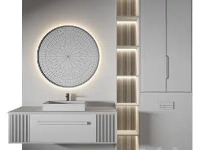 Luxury Bathroom 289 3D model