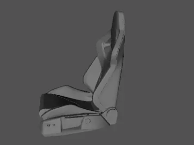 Banco Recaro 3D model