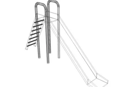 Playground Element - Sliding 3D model