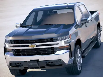 Chevrolet SIlverado 1500 LT CG 2019 3D model