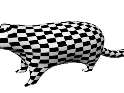 Groundhog UVW 3D model
