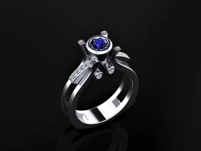 Women Ring 24 3D print model