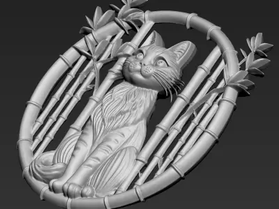Cat A25 3D print model