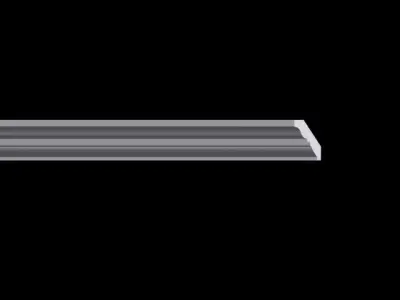 Cornices stainless steel bar Low-poly 3D model purchase