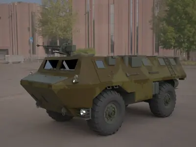 VAB VTT 4X4 military vehicle 3d model 3D model