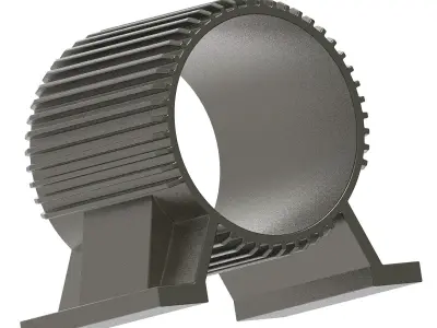 Electric Motor Casing 3D print model