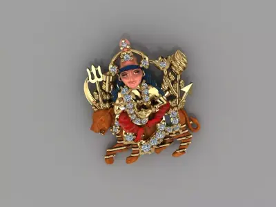FASION GOD PENDANT 3D model