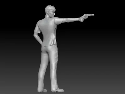 Shooting Range boy 4 3D print model