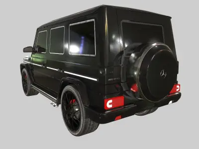 Mercedes-Benz G65 AMG Low-poly 3D model