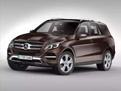 Mercedes Benz GLE Class 2016 3D model