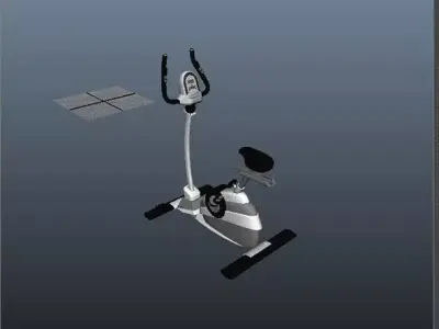 Exercise bike 3D model 5