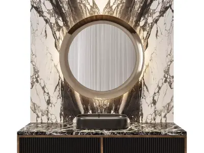 Luxury Bathroom 17 3D model
