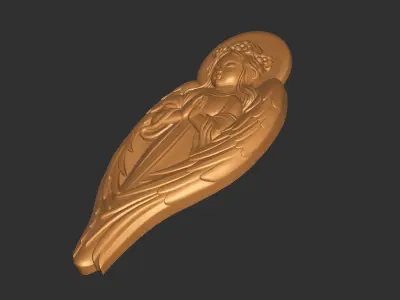 praying angel 2 3D print model