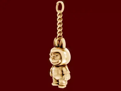 Labubu Key Holder 3D print model