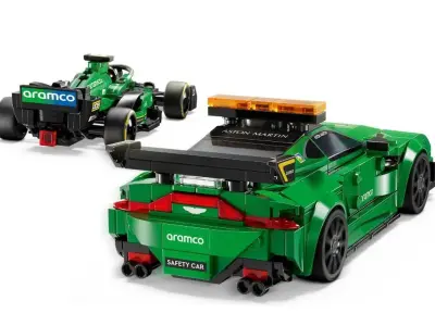 PixelBricks3D - LEGO Aston Martin Safety Car and AMR23 Set  3D print model