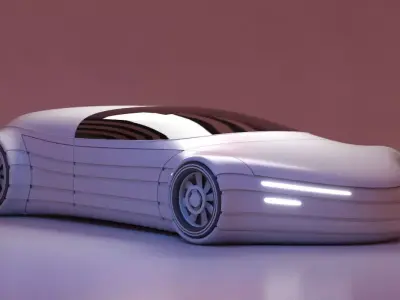 Future Car 24  3D model