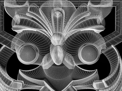 3d model stl wall molding plinth decor for CNC router 3D print model