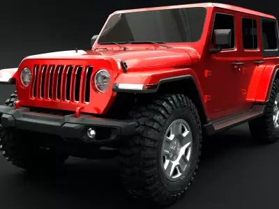 Jeep Wrangler Rubicon  3D model