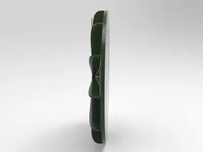 Sting Wall Clock Low-poly 3D model