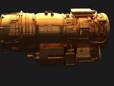 Jet engine   3D model