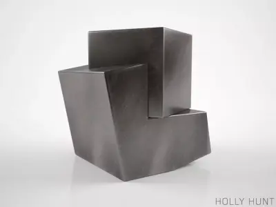 Holly Hunt Pyrite side table 3D model