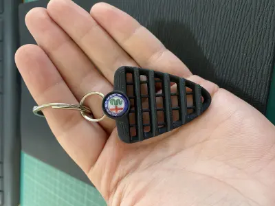 Alfa Romeo 147 Front Grill Keychain 3D print model