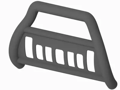 Vehicle Bumper Bull Bar 3D print model