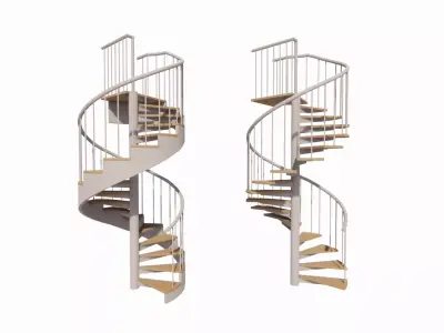 Spiral staircase -B12 3D model
