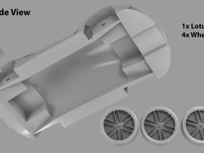 Lotus Evija 3D Print Model 3D print model